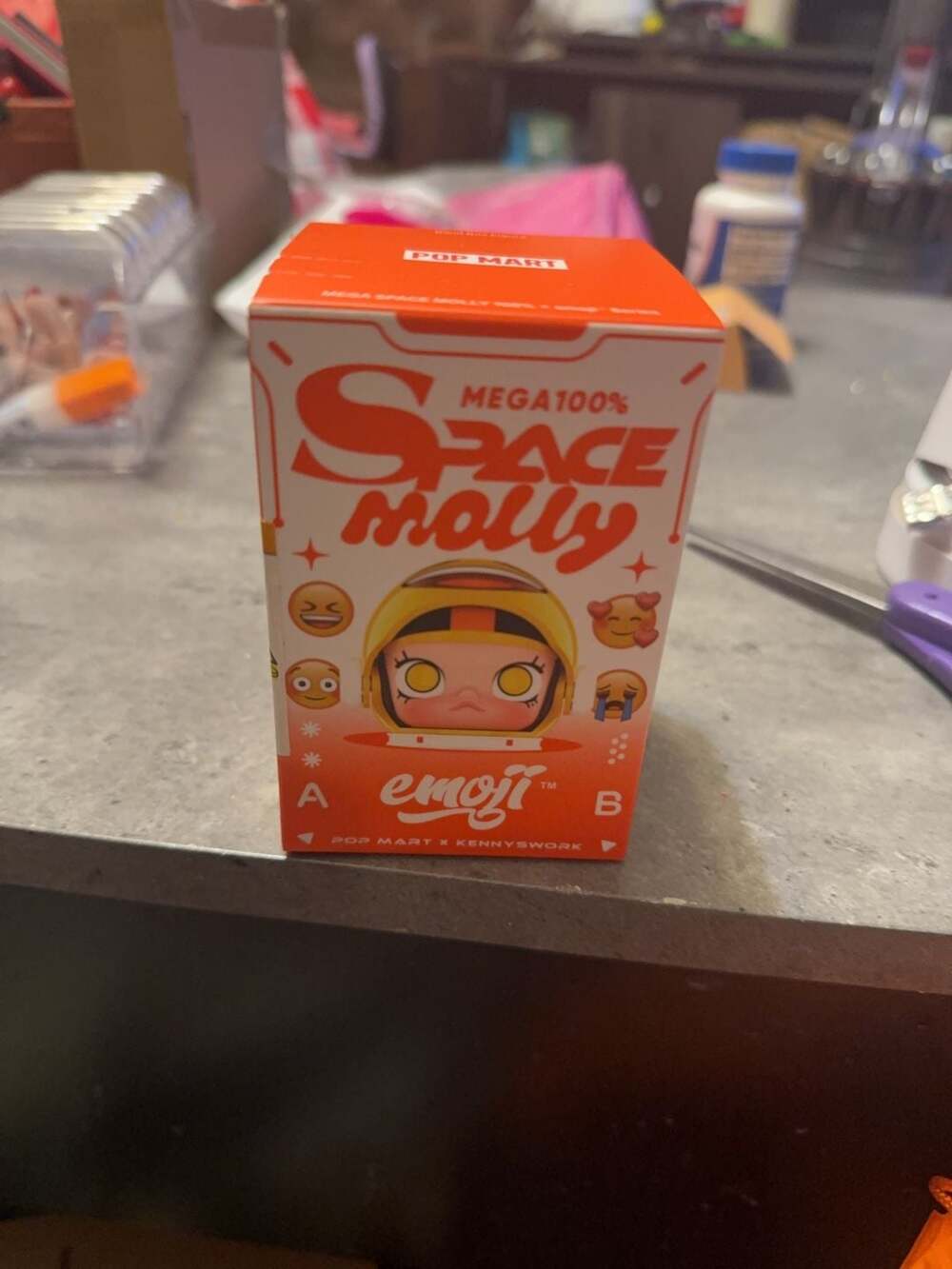 Pop Mart Mega Space Molly 100% Emoji Series Blind Box Figure
